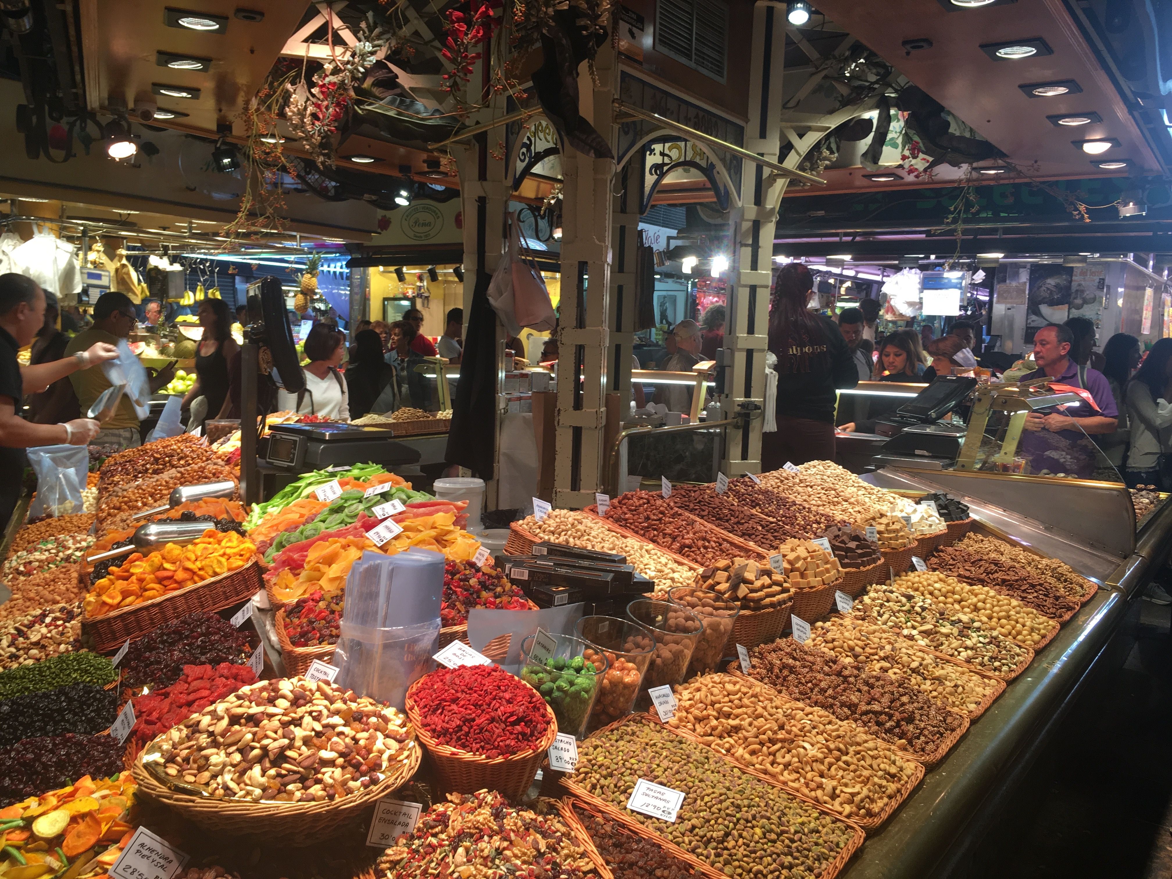 La Boqueria, Food Market, Barcelona