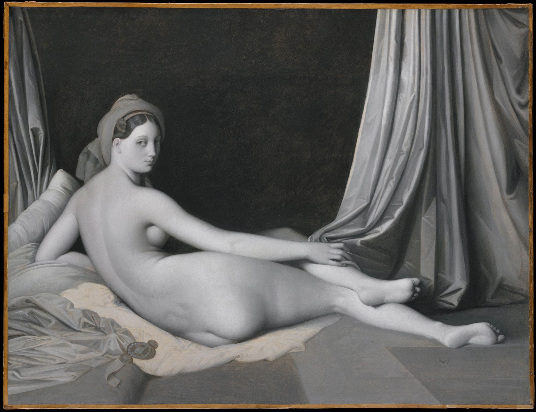 Odalisque in Grisaille Jean-Auguste-Dominique Ingres and workshop about 1824-34, © The Metropolitan Museum of Art / Art Resource