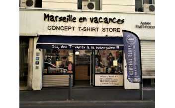 Marseille en vacances, Concept T-shirt store, Marseille