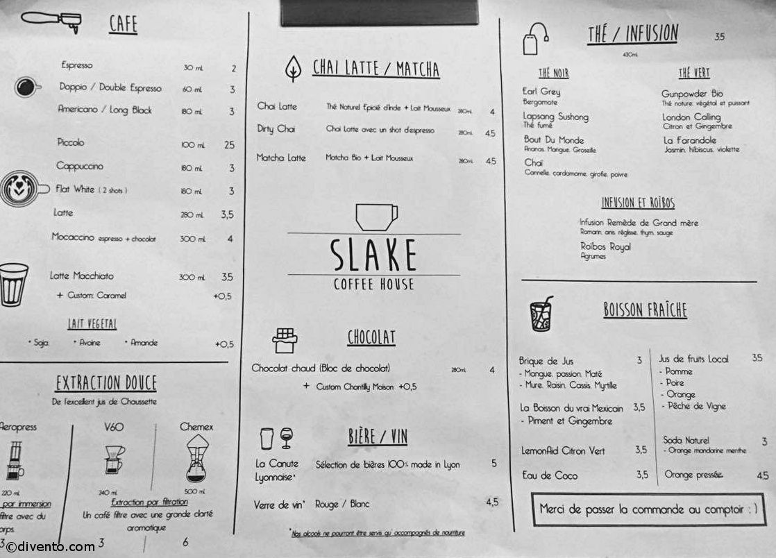 Slake Coffee House, Lyon