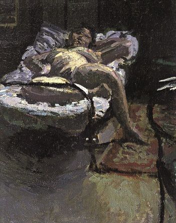 Walter Richard Sickert - 1860-1942 Nuit d'Été c.1906 Oil paint on canvas 500 x 400 mm Private Collection, Ivor Braka Ltd