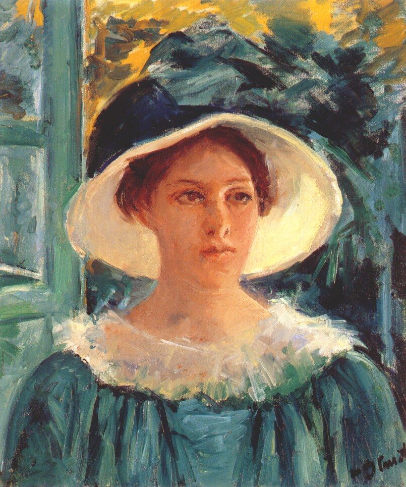 Young Lady in Green, Outside in the Sun, Marie Cassatt © Musée Jacquemart-André