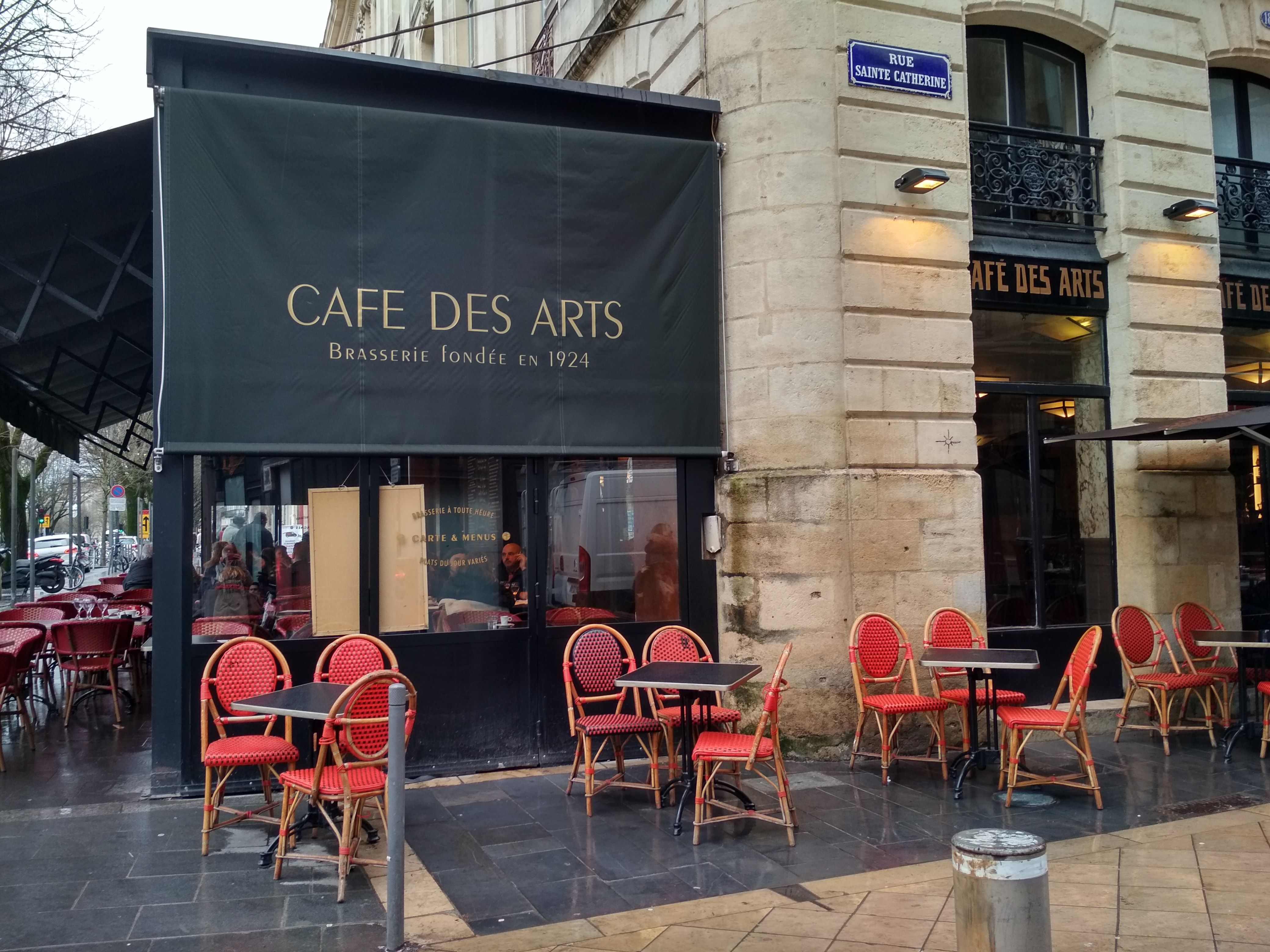 Café des Arts, Restaurant, Bordeaux: All year