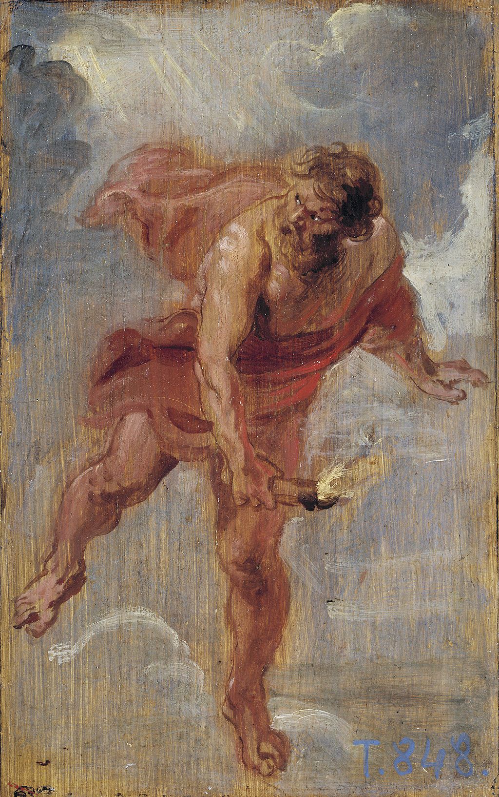 Prometheus, 1636 - 1637. Oil on panel