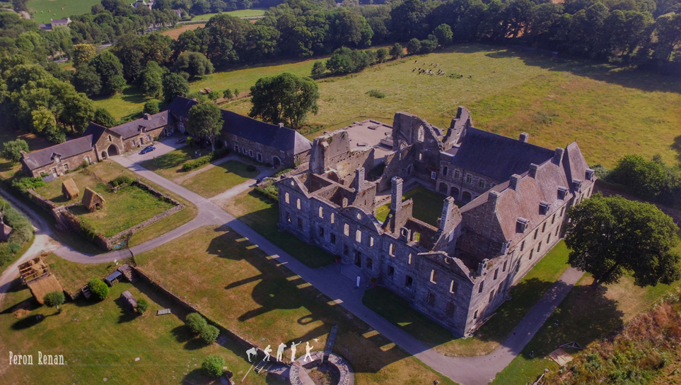 Bon Repos Abbey, Saint-Gelven, Bretagne, France