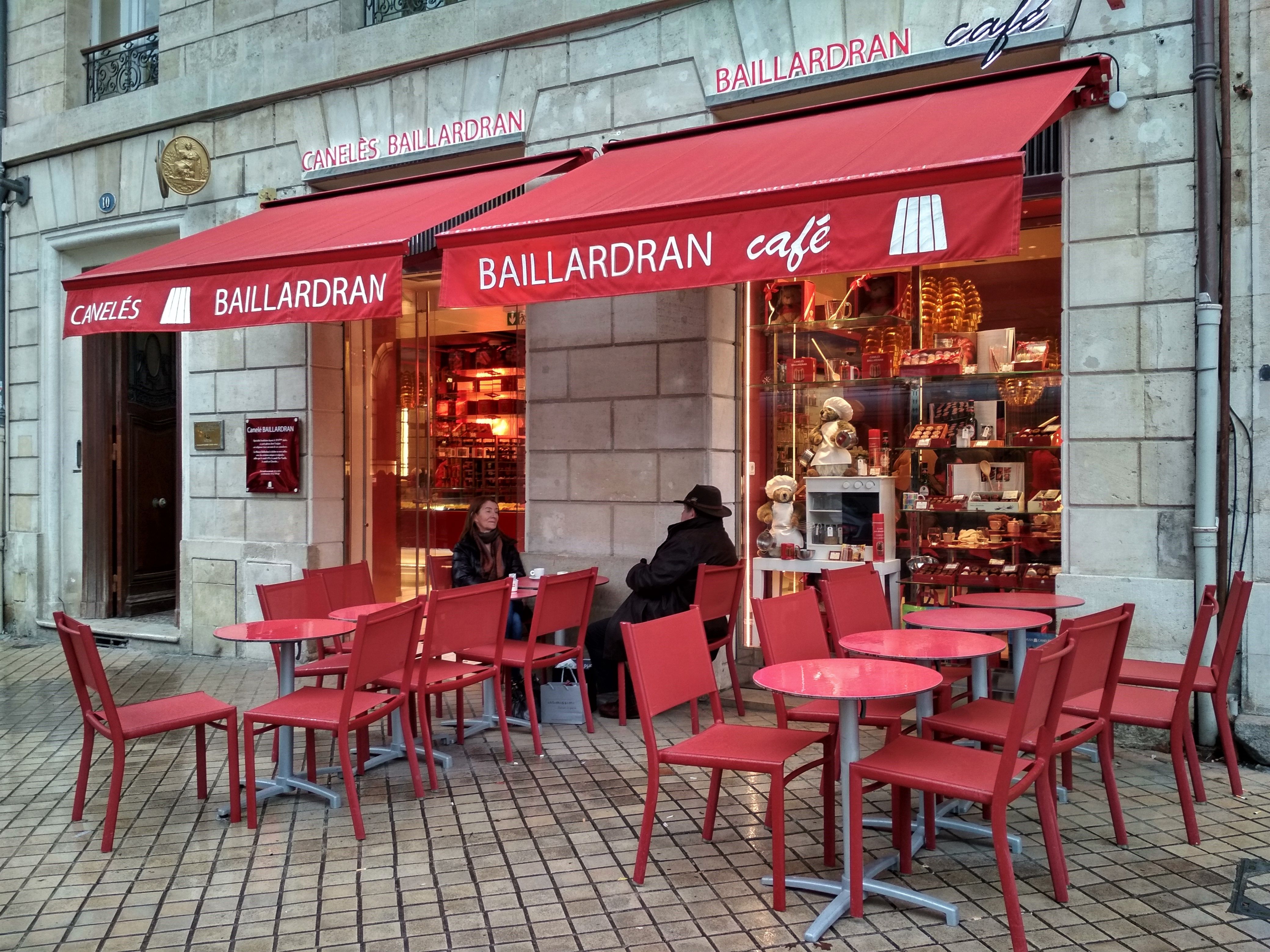 Canelés Baillardran, Café, Bordeaux