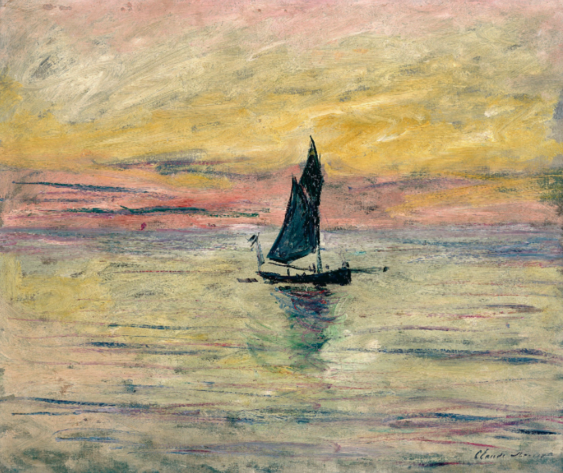 7 Claude Monet (1840-1926) Sail Boat, 1885 Oil on Canvas, 54x65 cm Paris, Musée Marmottan Monet © Musée Marmottan Monet, paris c Bridgeman-Giraudon / press