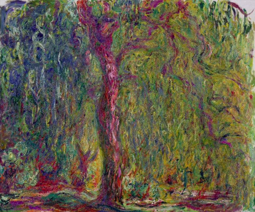 Claude Monet (1840-1926) Weeping Willow, 1918-1919 Oil on Canvas, 100x120 cm Paris, Musée Marmottan Monet © Musée Marmottan Monet, paris c Bridgeman-Giraudon / presse