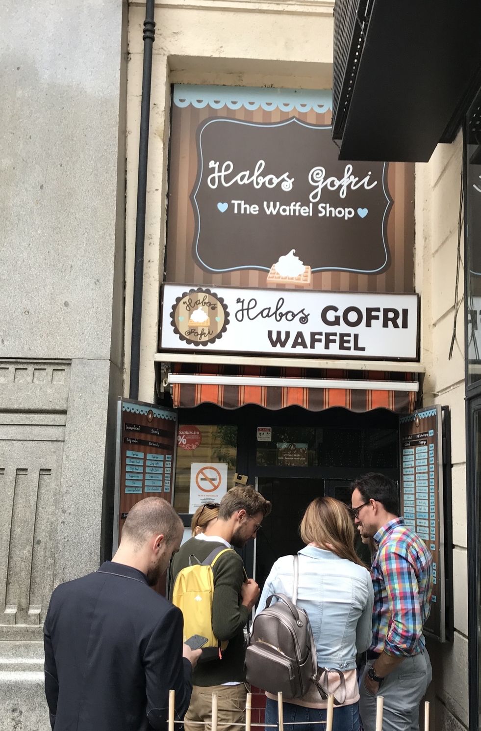 Habos Gofri Waffel, Budapest