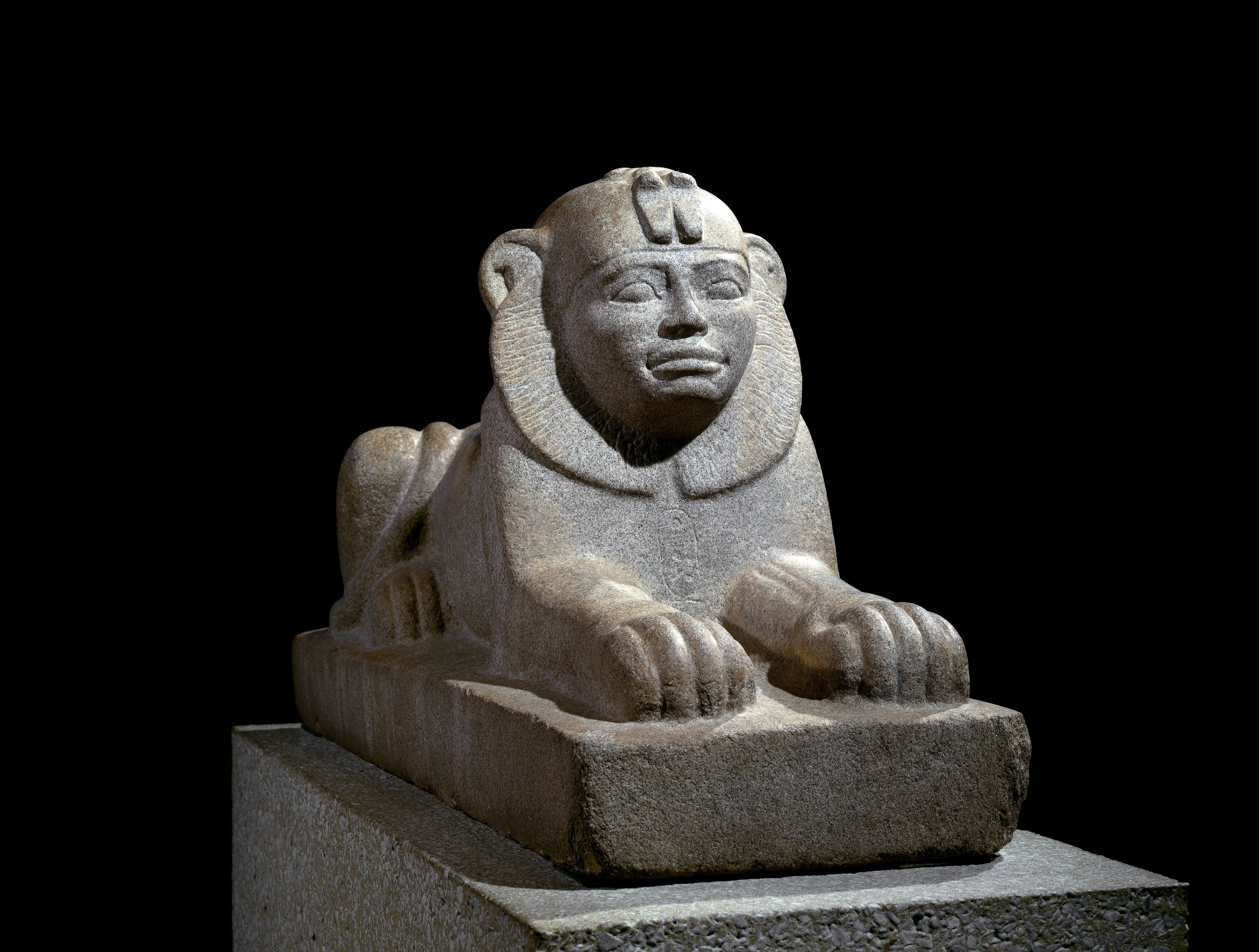 Granite Sphinx Granite sphinx of Taharqo, Kawa, Sudan, c. 680 BC © The Trustees of the British Museum