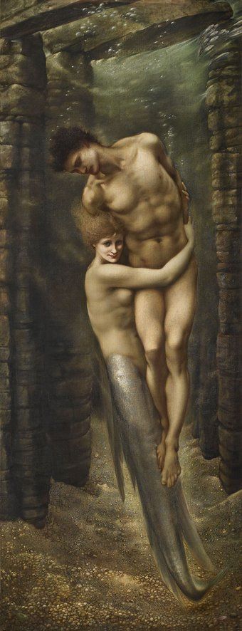 Sir Edward Coley Burne-Jones, The Depths of the Sea, 1886, Private Collection