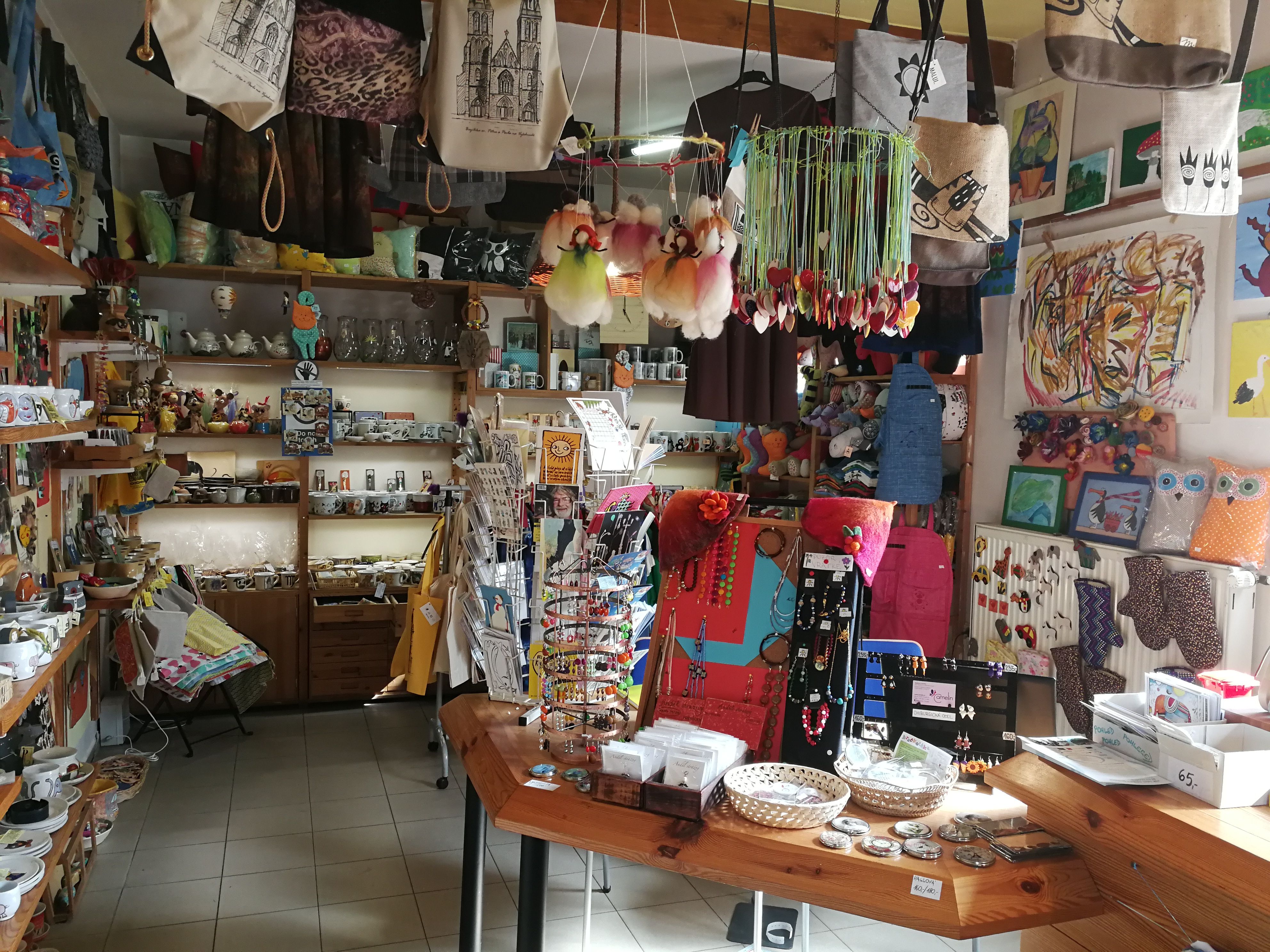 Boruvka, Charity Gift Shop, Prague