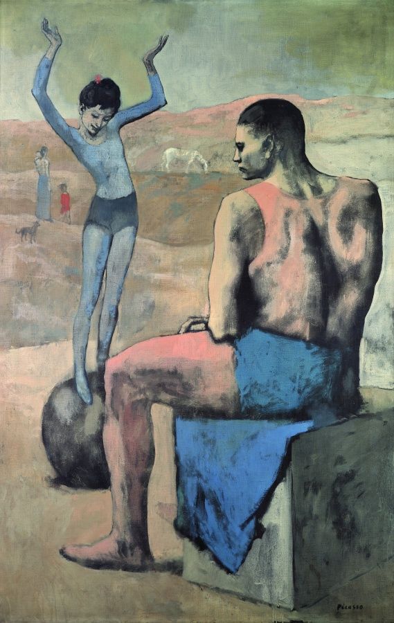 Anonyme "The Wandering Acrobats", by Pablo Picasso en 1912, musée d'Orsay, Paris, France ©Succession Picasso, 2016, Paris
