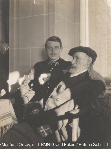Pierre Bonnard (1867-1947) Auguste et Jean Renoir, Vers 1916, Paris, musée d'Orsay © Musée d'Orsay