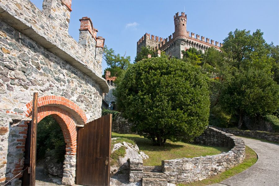 Montalto Dora Castle, Crovero Mountain, Piedmont, Italy