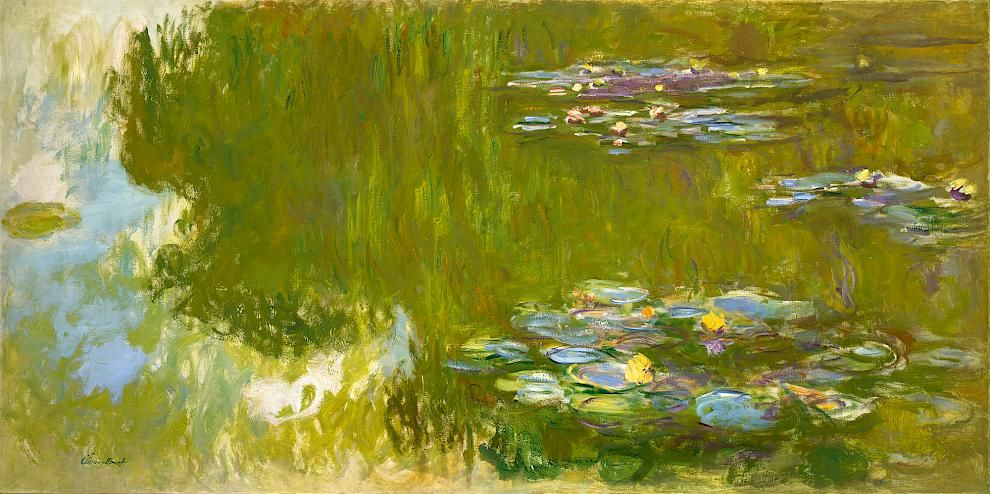 Claude Monet: The Water Lily Pond, 1917-1919, © The Albertina Museum, Vienna. The Batliner Collection