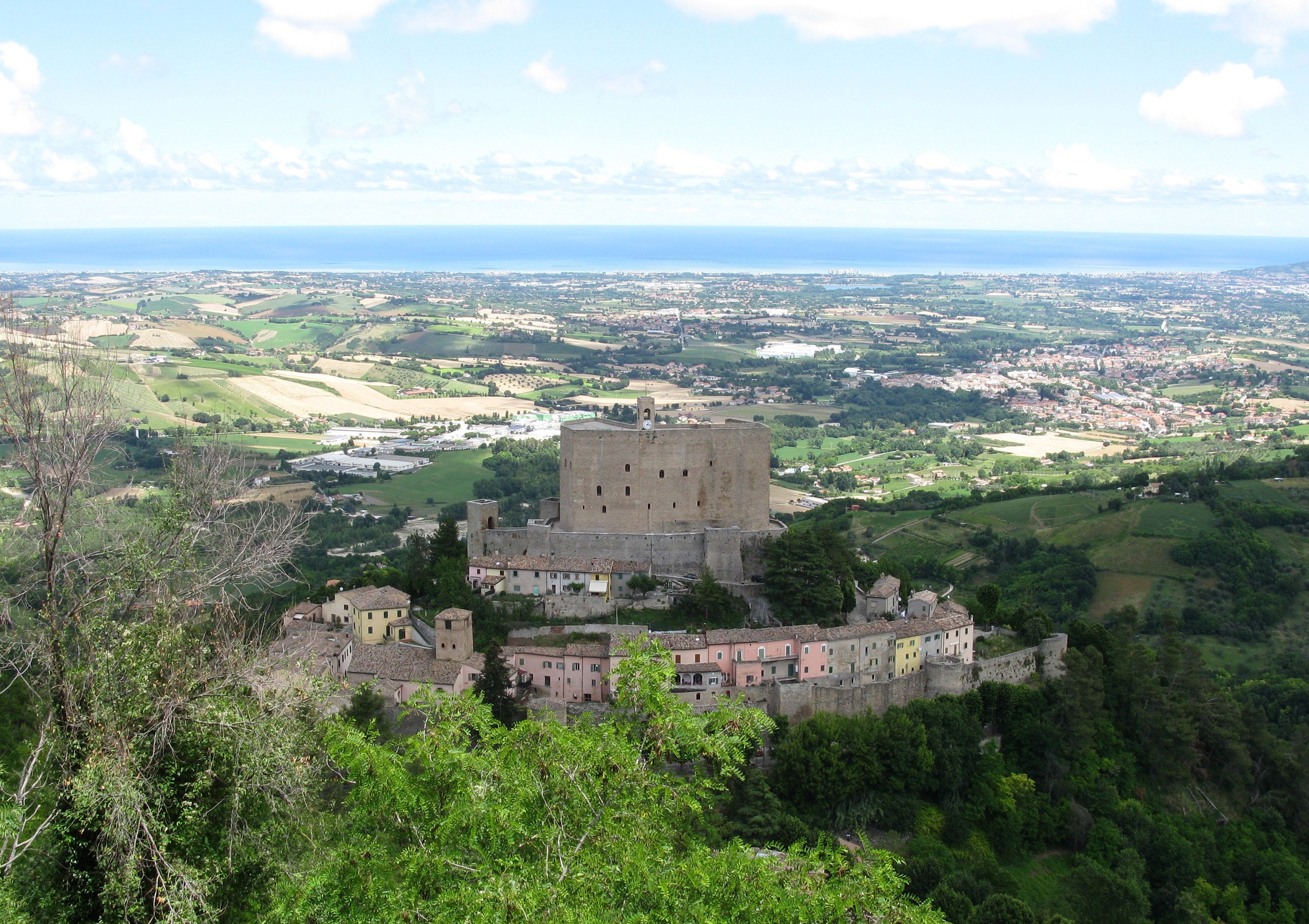 Montefiore Conca castle, Montefiore Conca, RN
