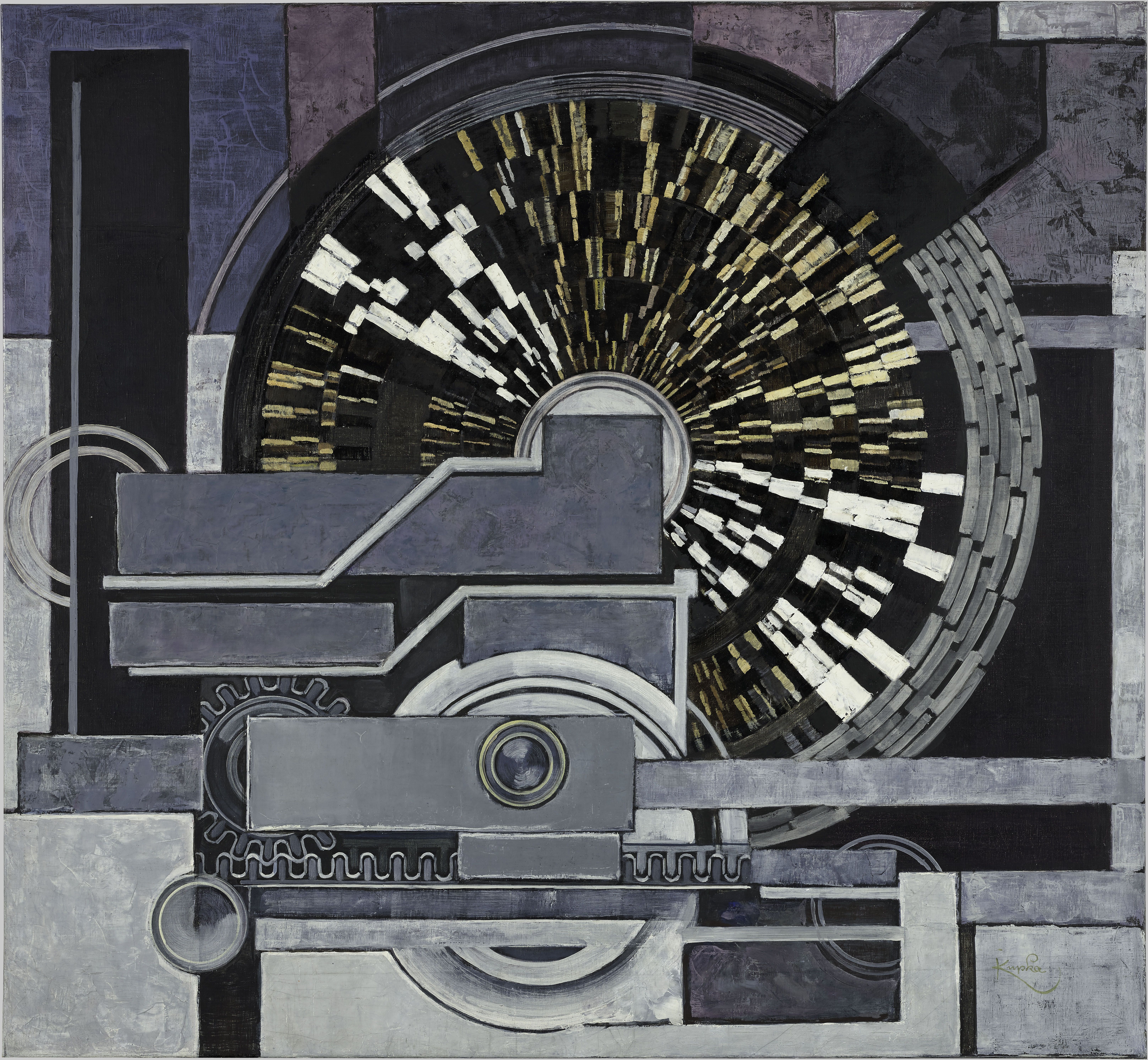 Hudba, 1936, olej, plátno, 85 x 93 cm