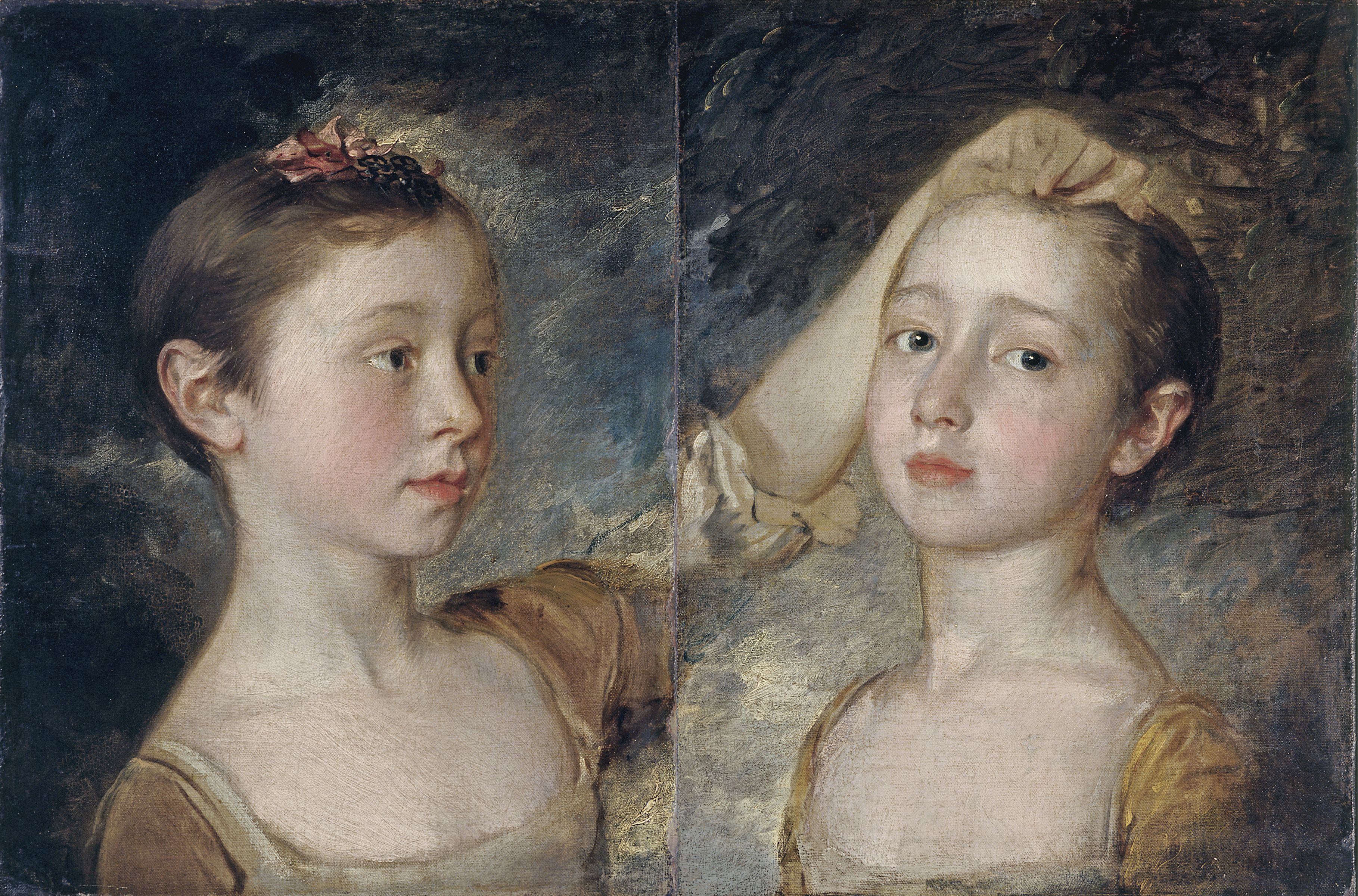 Mary and Margaret Gainsborough, the Artist's Daughters