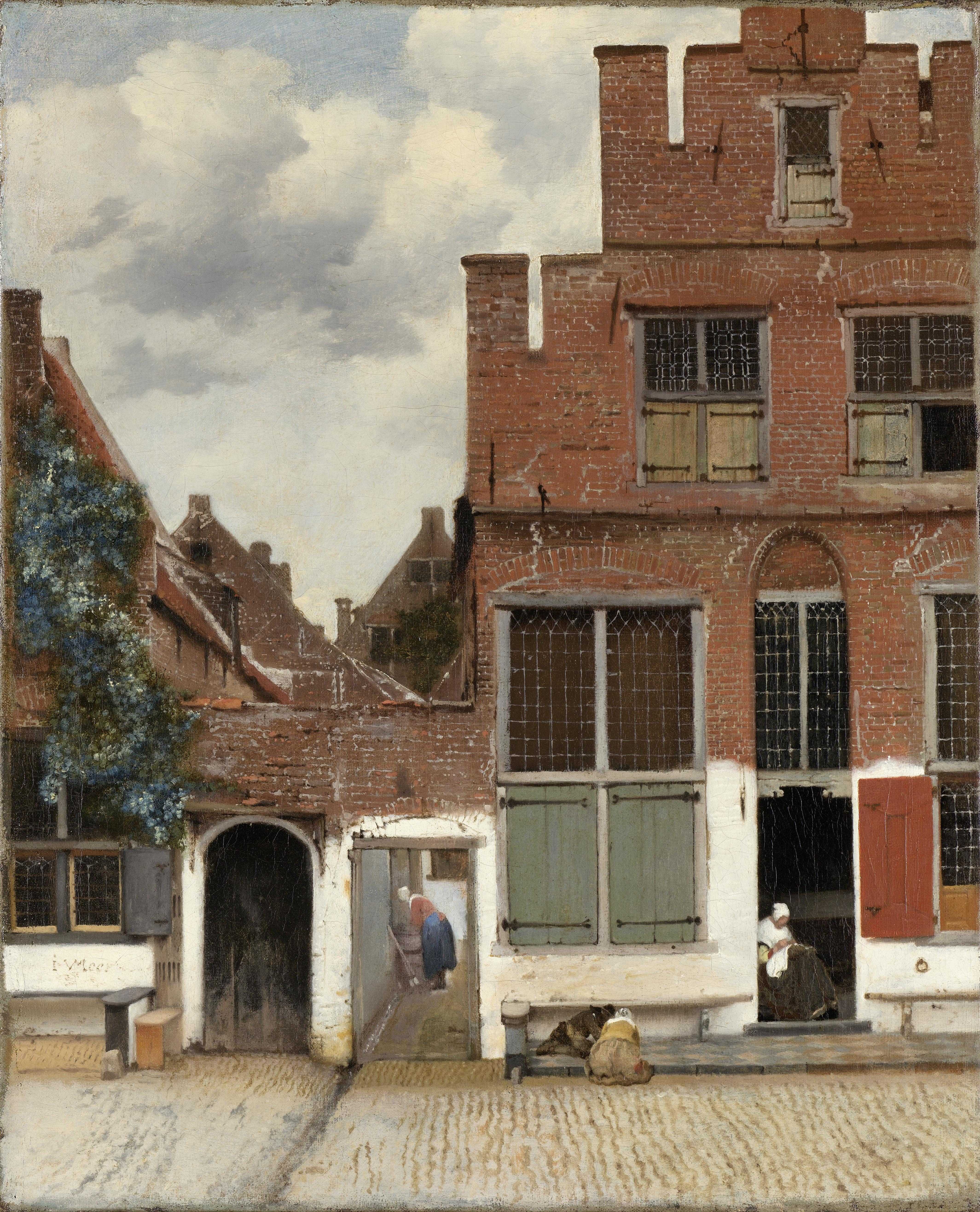  View of houses in Delft Vermeer c. 1658 Amsterdam, Rijksmuseum. Gift of H.W.A. Deterding, London