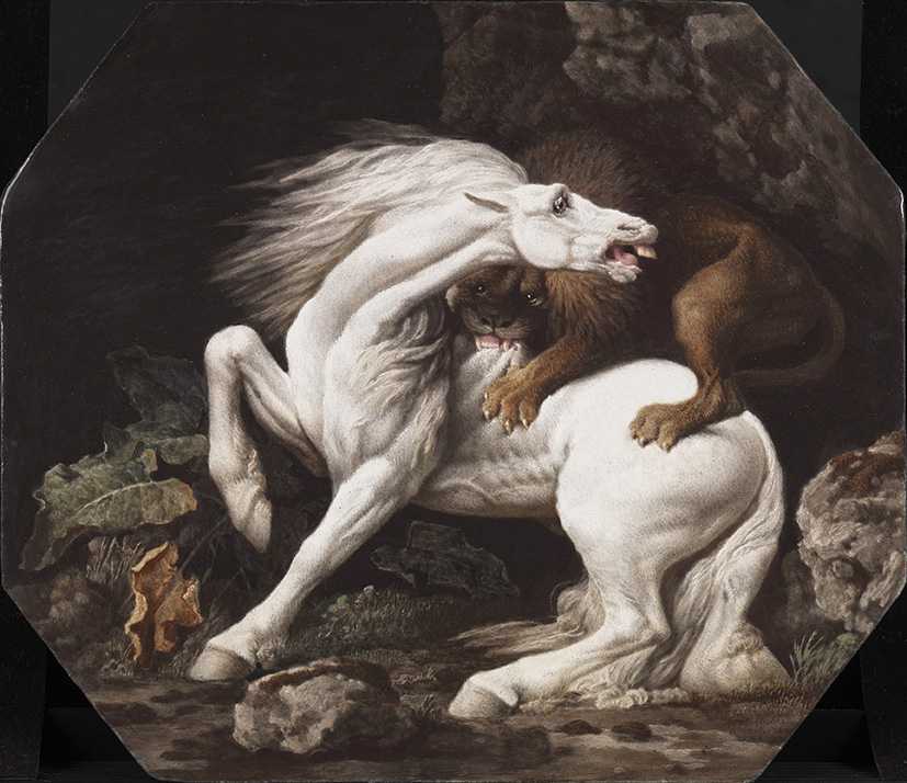 George Stubbs - horse attacked by a lion