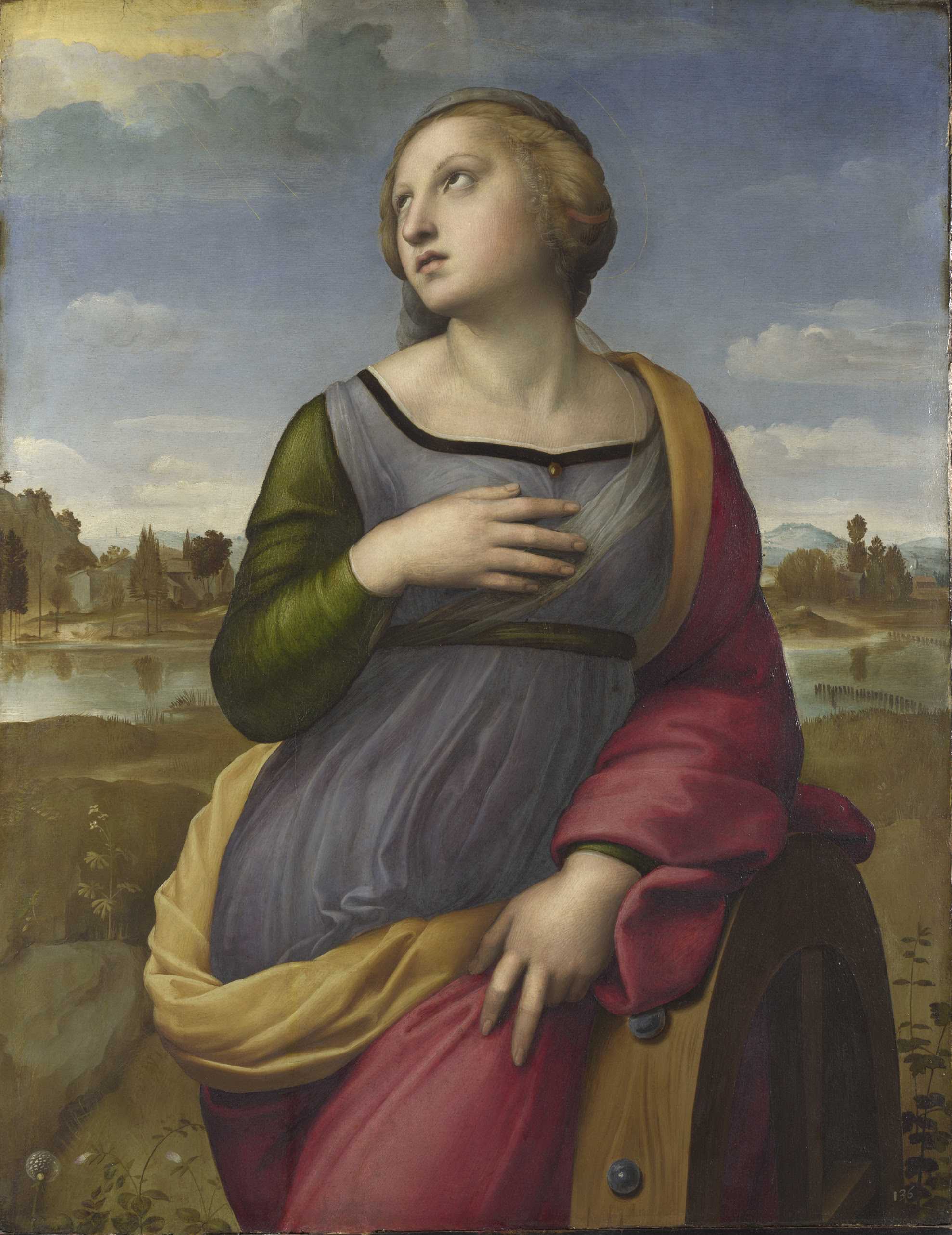 Raphael, Saint Catherine of Alexandria, about 1507 © The National Gallery, London