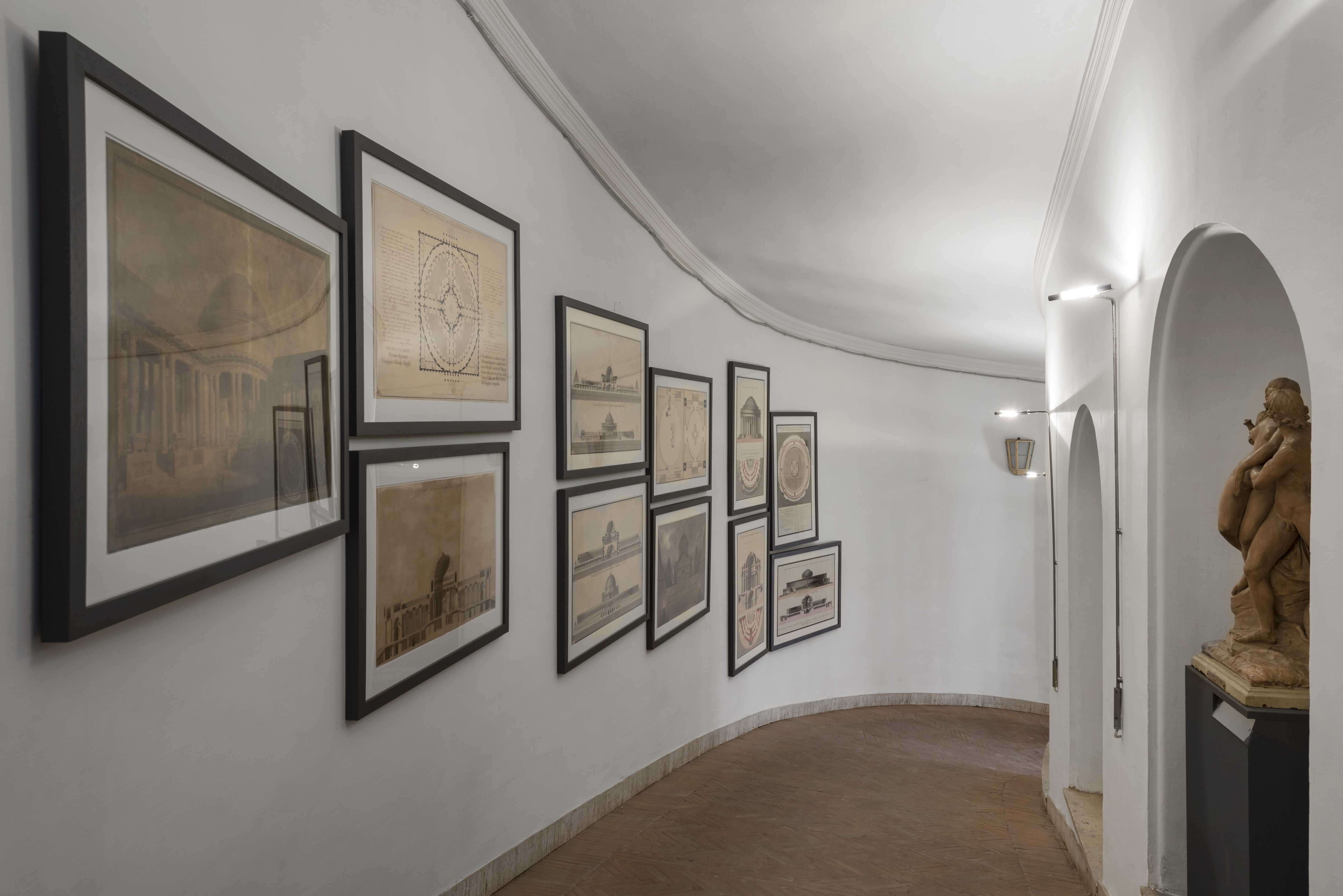 Sala dei paesaggi in Galleria dell’Accademia Nazionale di San Luca, Rome: 08 November 2013 - 31 March 2020