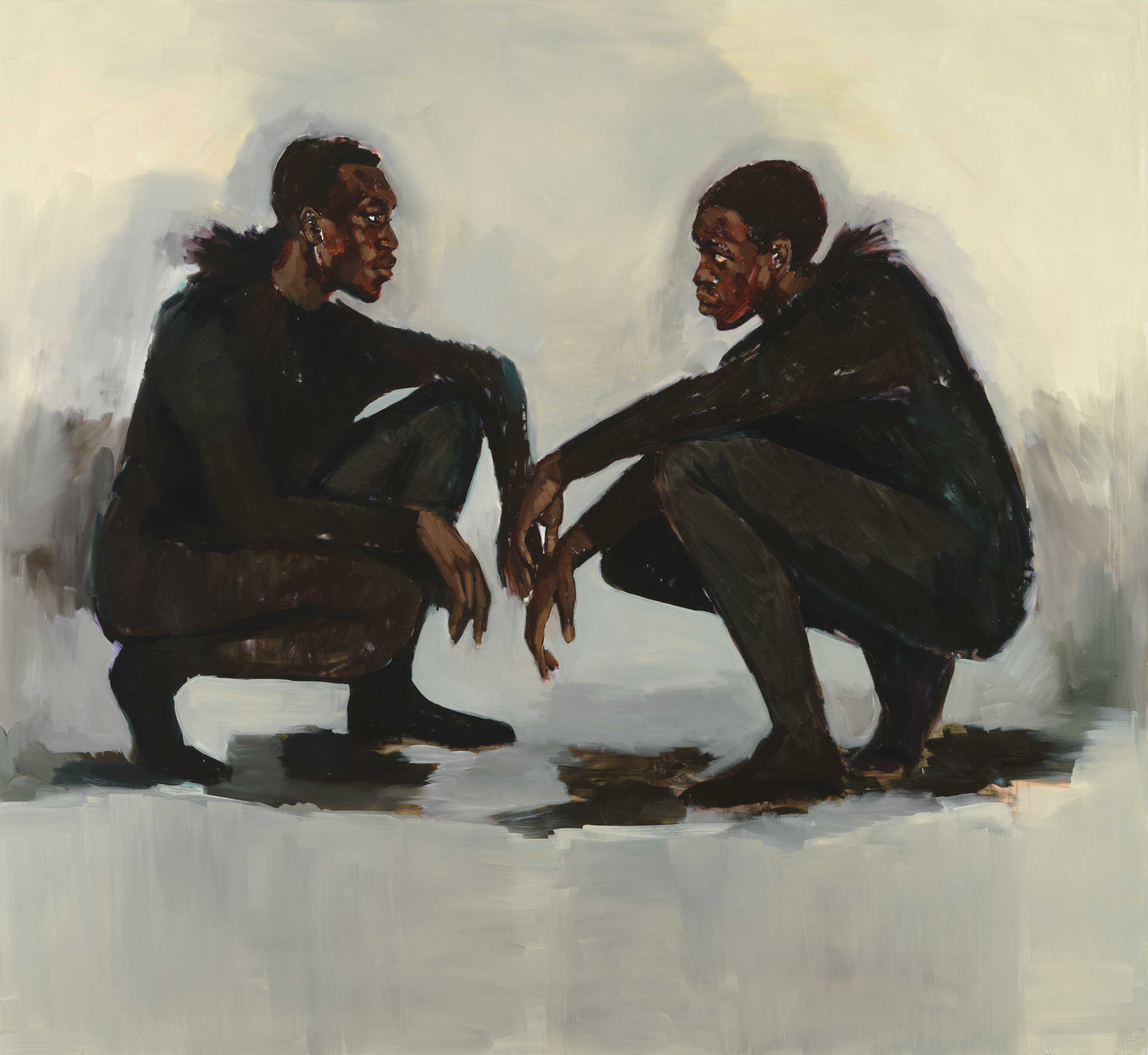 Lynette Yiadom-Boakye, No Need of Speech 2018 Carnegie Museum of Art, Pittsburgh © Courtesy of the artist and Jack Shainman Gallery, New York. Photo: Bryan Conley