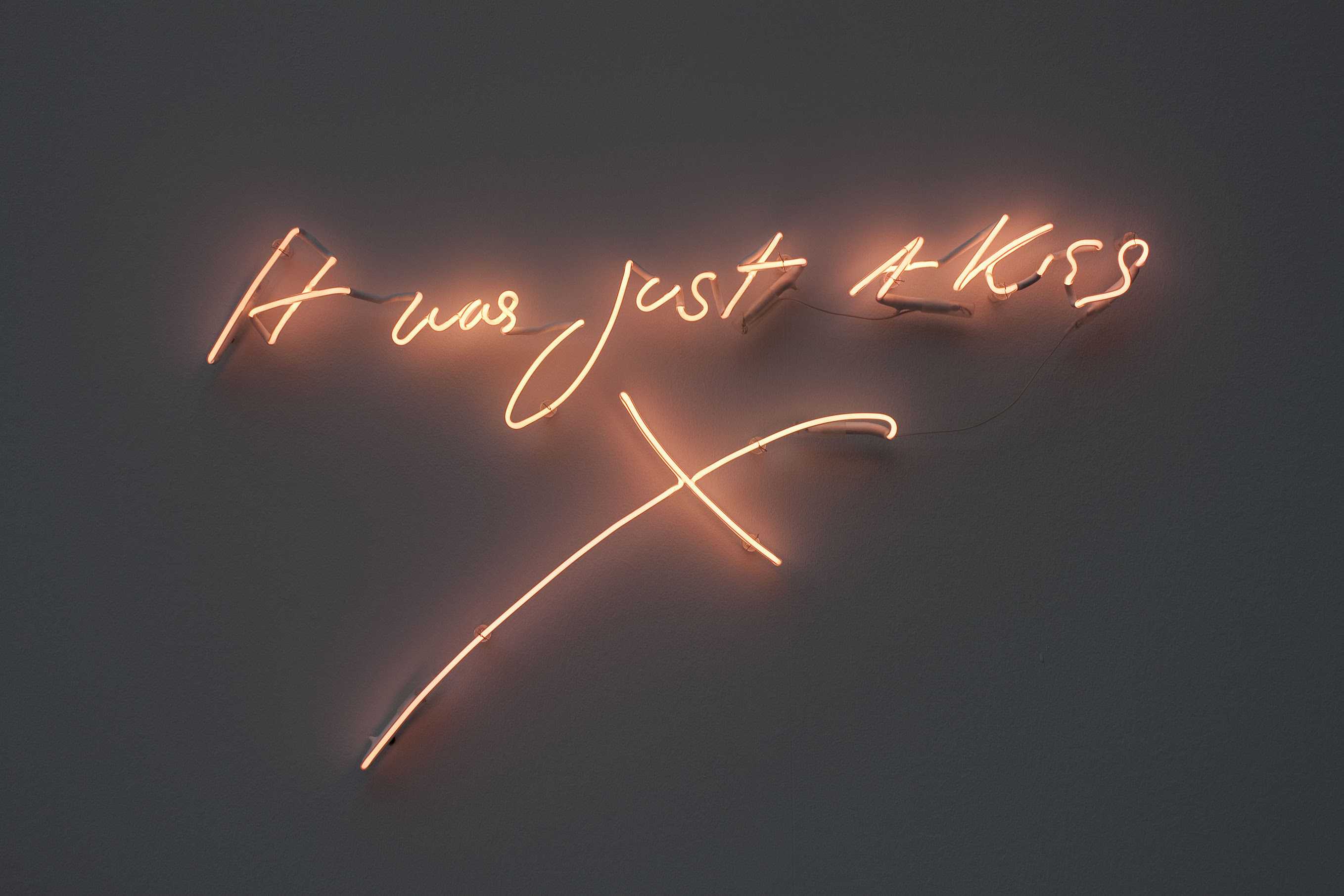 Tracey Emin It was just a kiss, 2010 (photography of original 2010 work); Private collection © Tracey Emin. All rights reserved, DACS 2019 