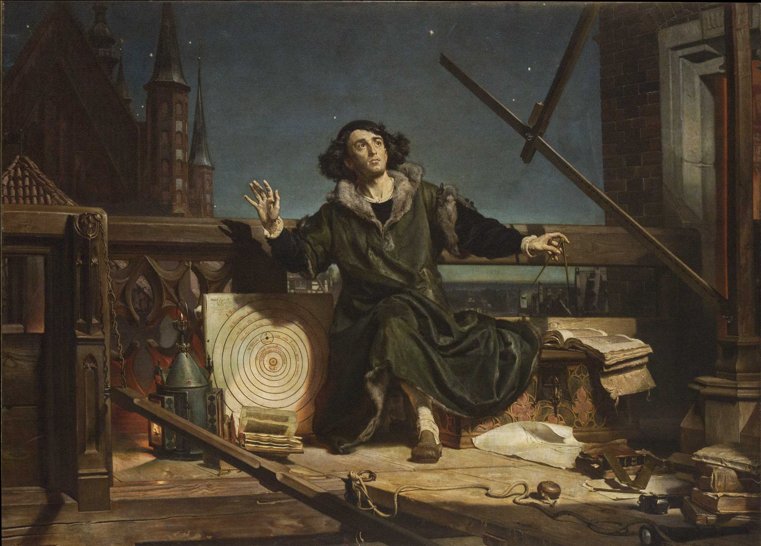 The Astronomer Copernicus. Conversations with God, 1873  © photo courtesy the owner
