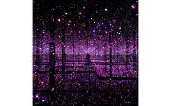 Yayoi Kusama Infinity Mirrored Room - Filled with the Brilliance of Life 2011/2017 Tate Presented by the artist, Ota Fine Arts and Victoria Miro 2015, accessioned 2019 © YAYOI KUSAMA