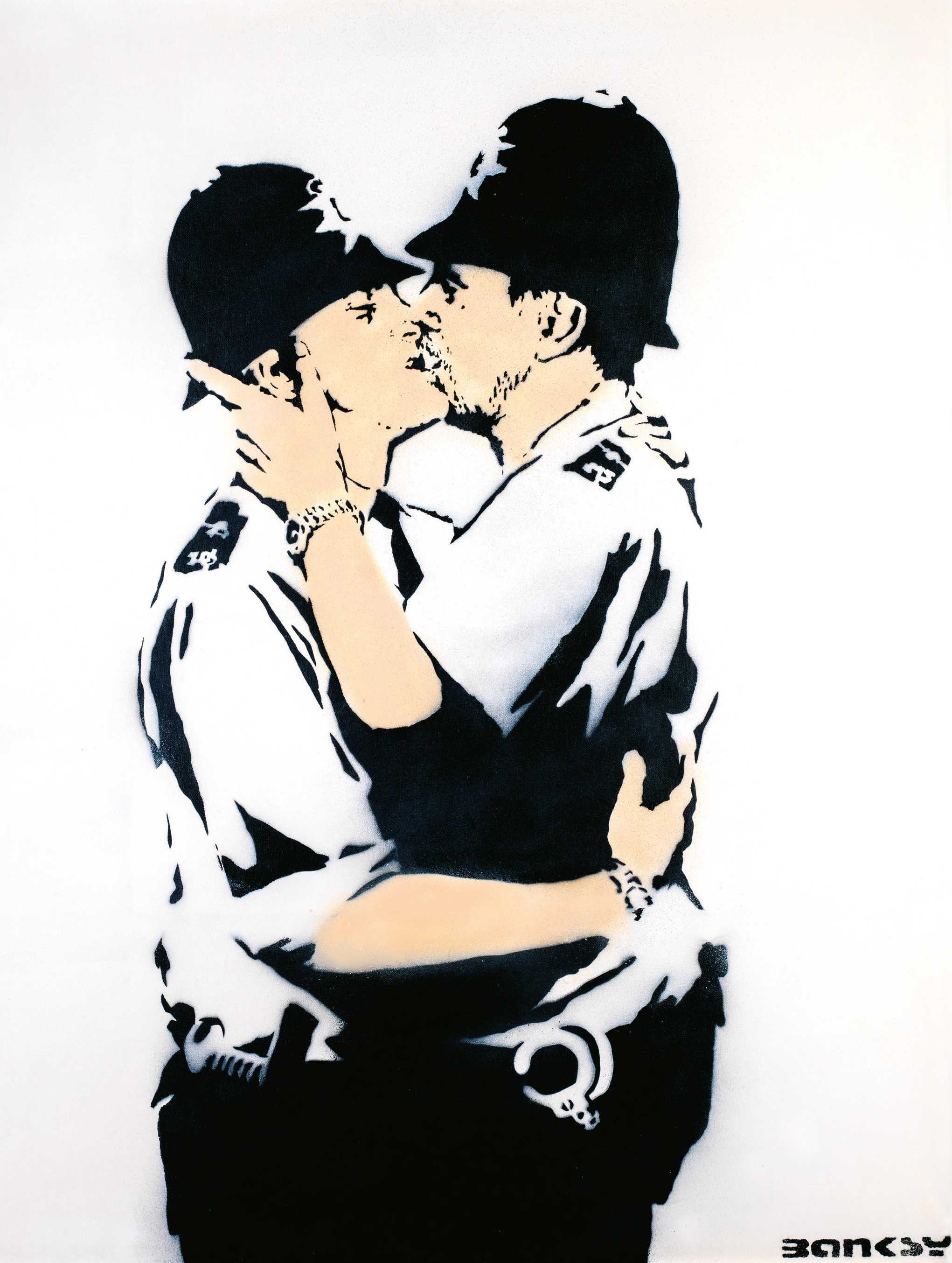 Art of Banksy London Ltd  KISSING COPPERS