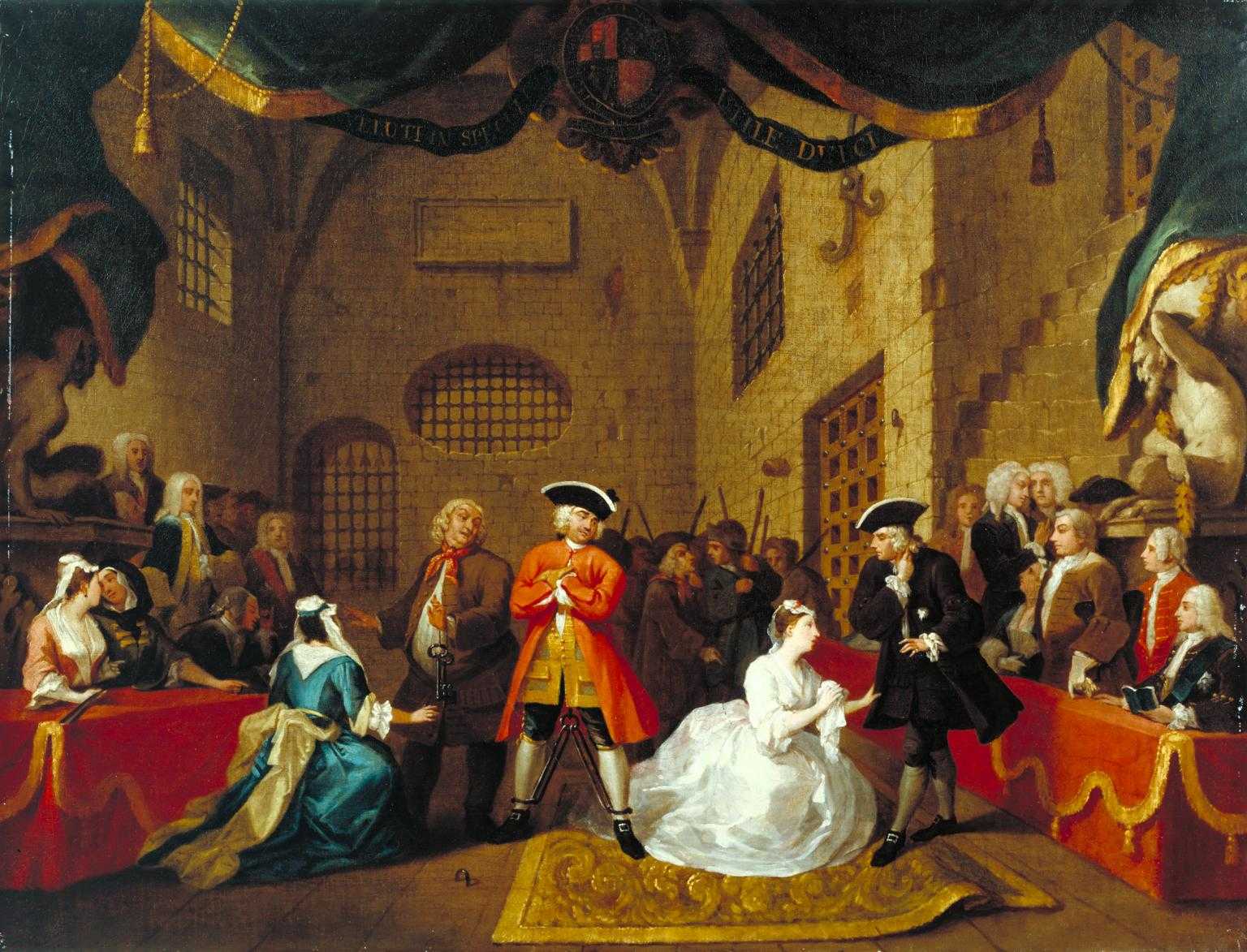 William Hogarth, A Scene from ‘The Beggar’s Opera’ VI 1731. Tate