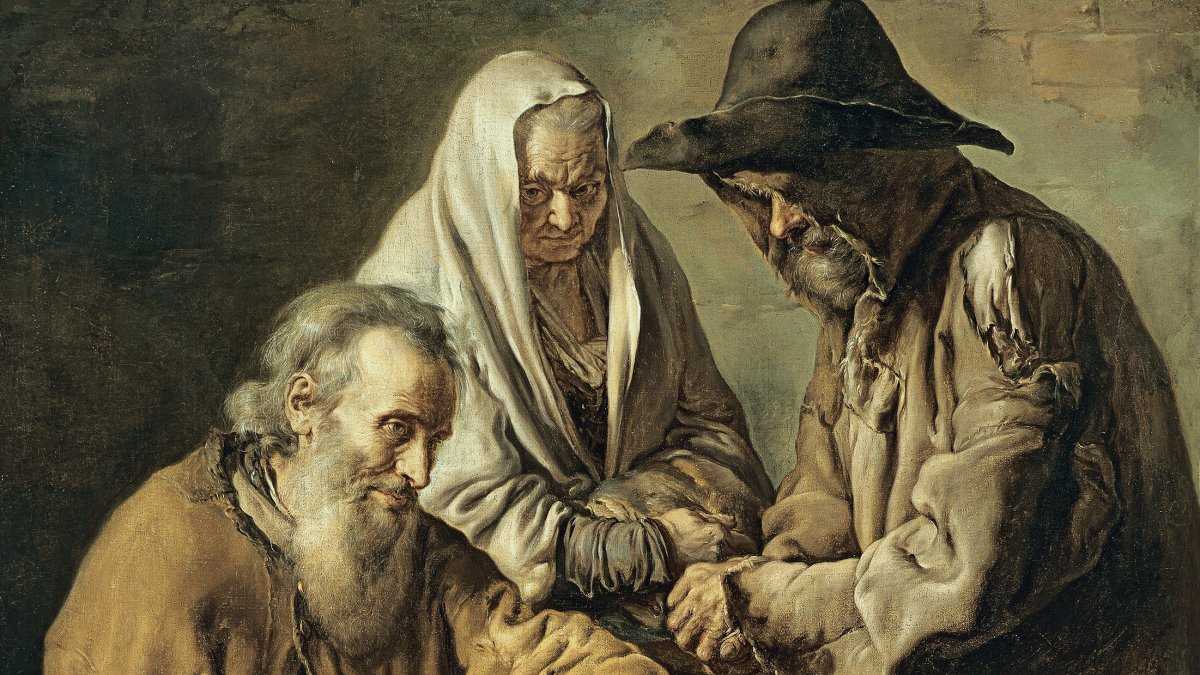 Giacomo (llamado "Il Pittocchetto") Ceruti  Group of Beggars, ca. 1737 ©Museo Nacional Thyssen-Bornemisza, on loan with Museu Nacional d'Art de Catalunya (MNAC)