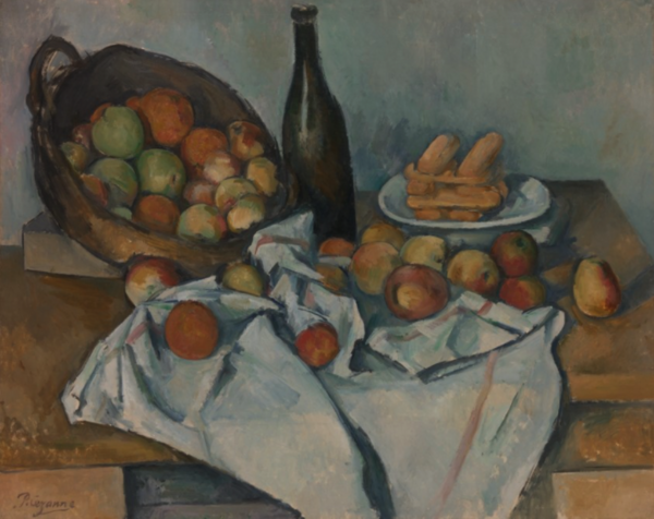 Paul Cezanne. The Basket of Apples, c. 1893. The Art Institute of Chicago, Helen Birch Bartlett Memorial Collection. 