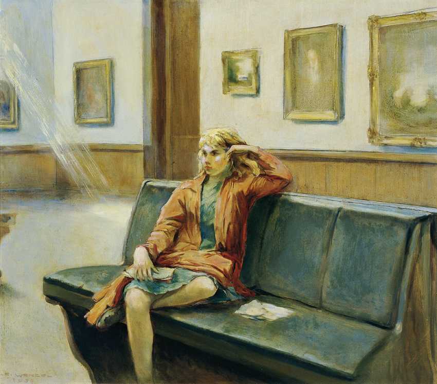 August Eduard Wenzel, Im Museum, 1939  Belvedere, Vienna