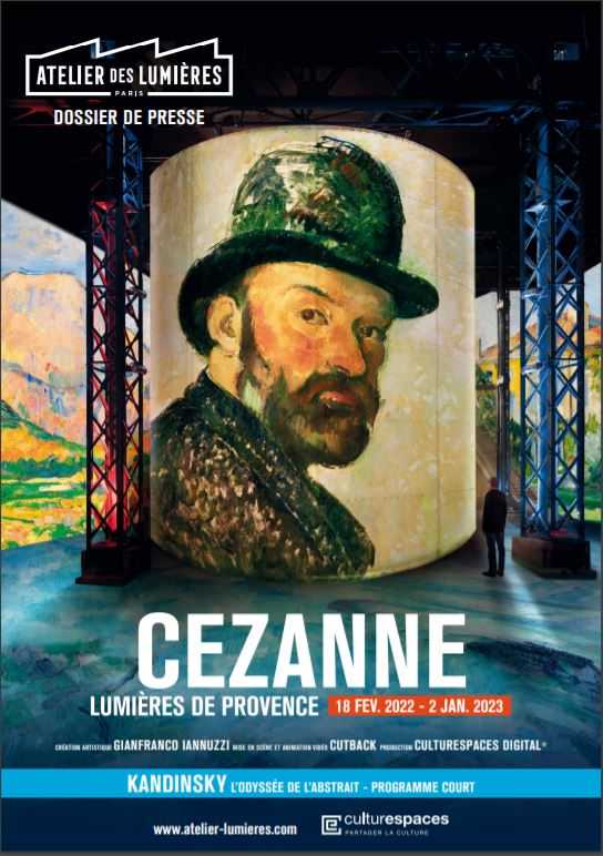 Cézanne, the Lights of Provence, Exhibition, Atelier des Lumières, Paris: 18 February 2022-1 January 2023