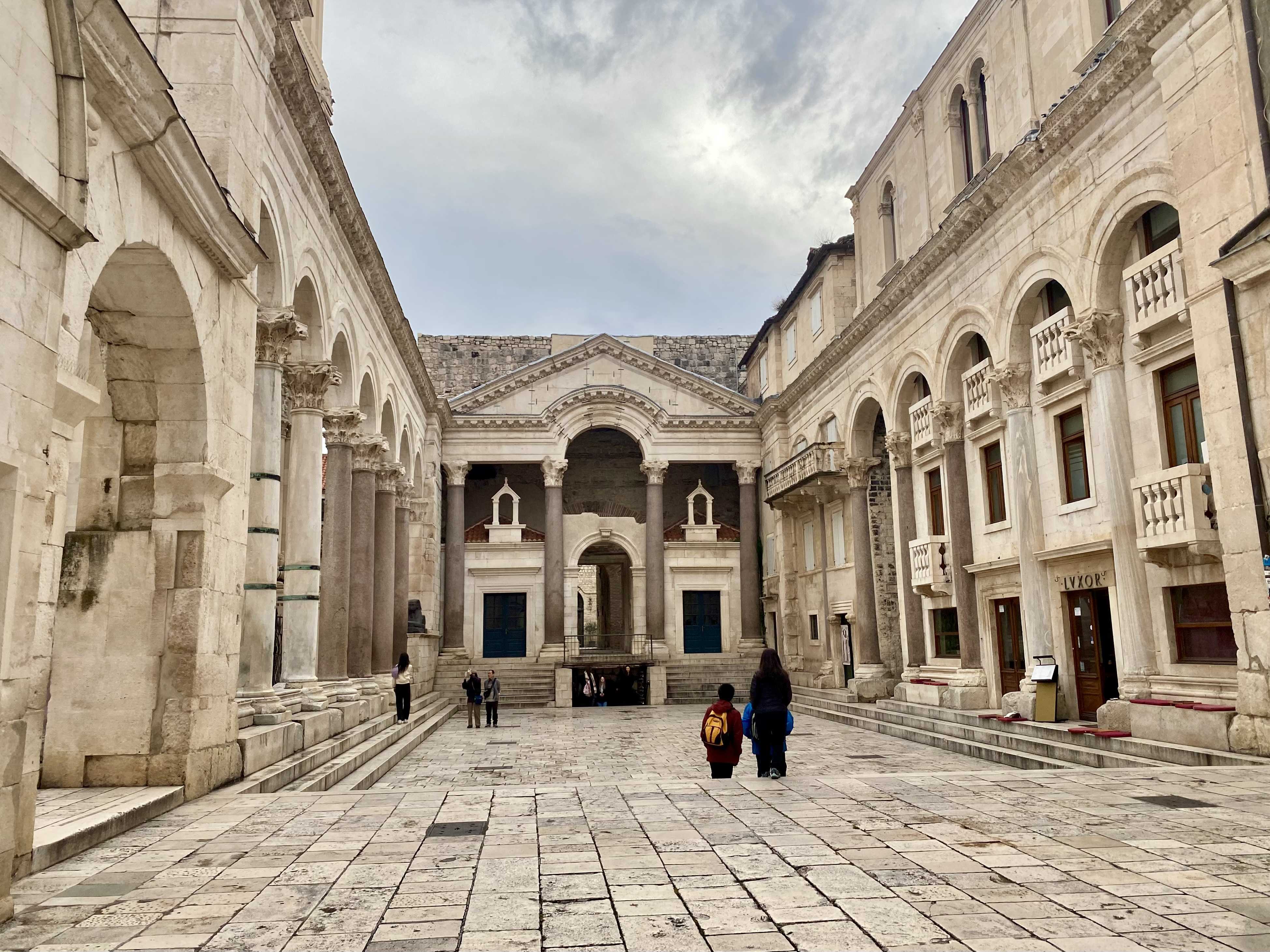 Peristyle of Diocletian Palace, Split
