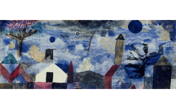 Paul Klee (1879-1940) Paysage en Bleu (Landschaft in Blau), 1917 Collection particulière, en dépôt au Berggruen Museum © bpk / Museum Berggruen, Privatbesitz / Jens Ziehe / MBGP