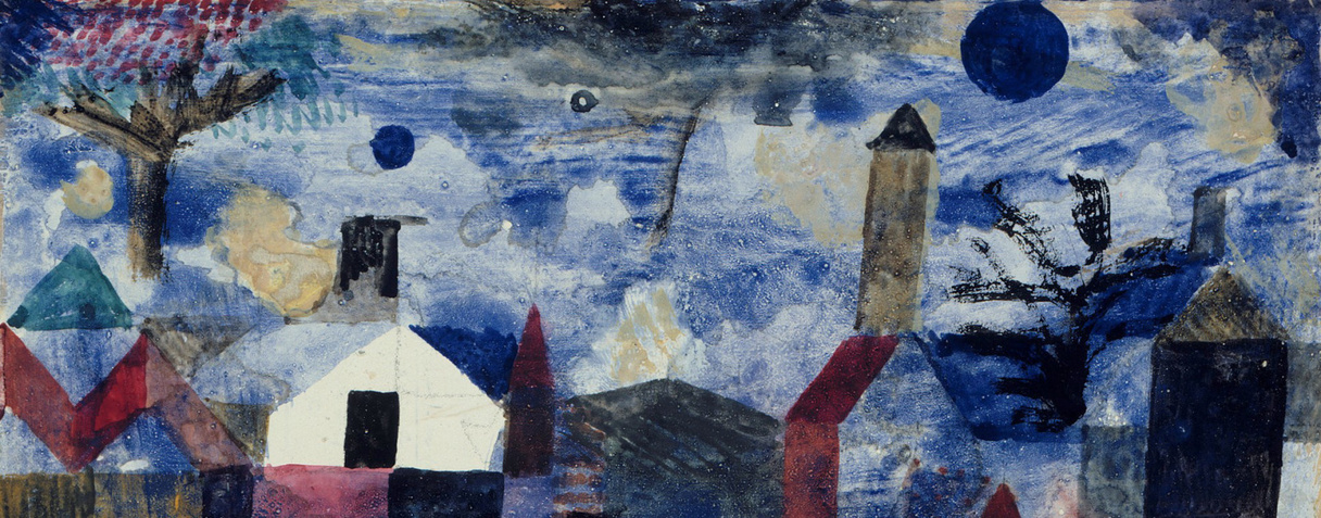 Paul Klee (1879-1940) Paysage en Bleu (Landschaft in Blau), 1917 Collection particulière, en dépôt au Berggruen Museum © bpk / Museum Berggruen, Privatbesitz / Jens Ziehe / MBGP
