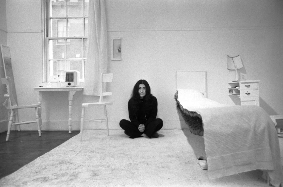 Yoko Ono Half-A-Room 1967 from HALF-A-WIND SHOW, Lisson Gallery, London, 1967. Photograph © Clay Perry / Artwork © Yoko Ono