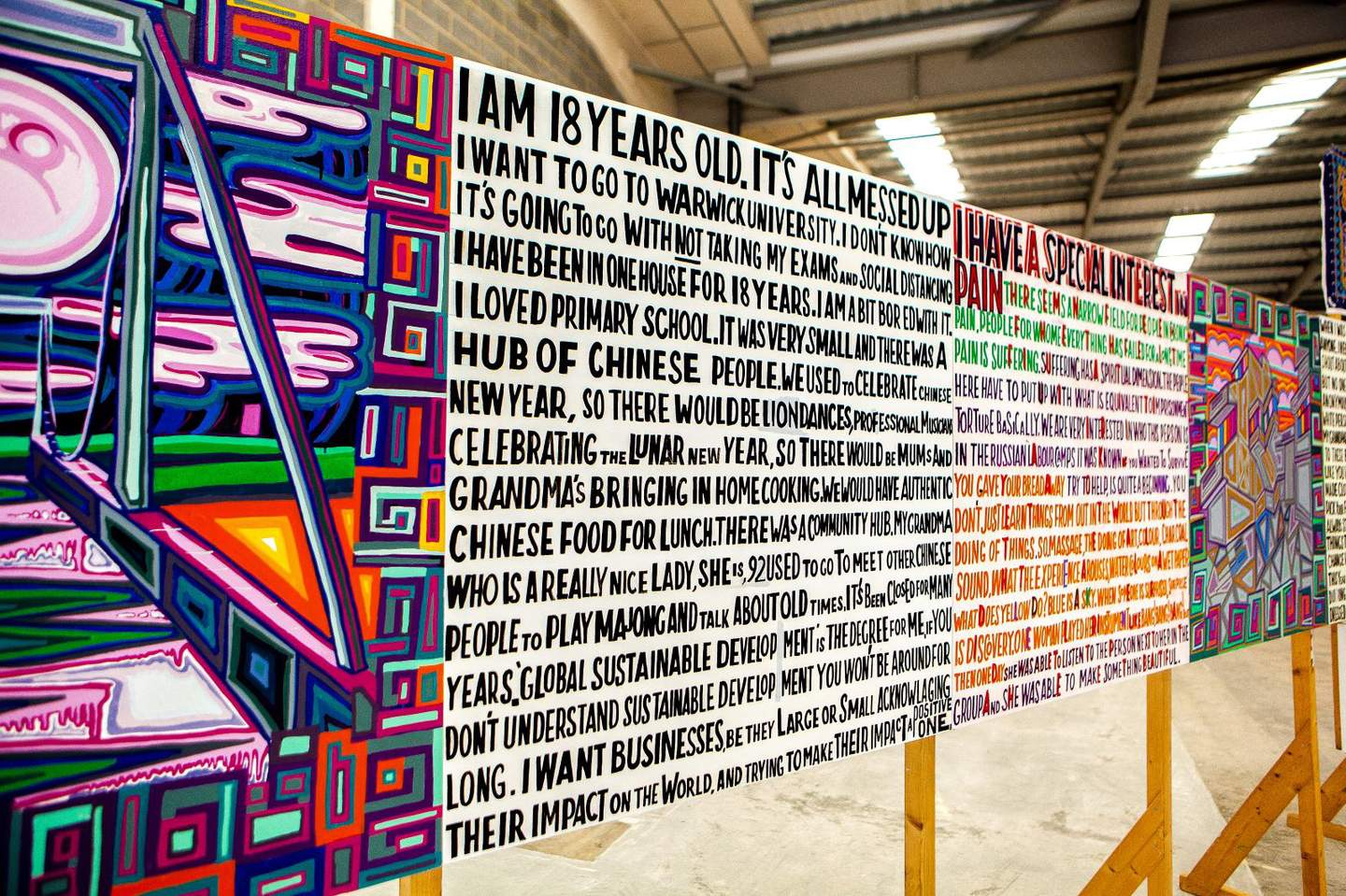 Bob and Roberta Smith Thamesmead Codex 2021 collection of the artist. © tommophoto.com